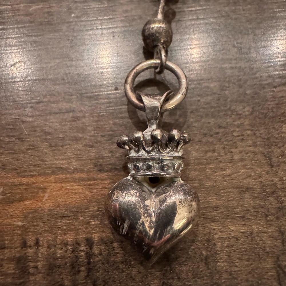 King Baby Sterling Silver ‘Rosary’ Necklace - Picture 9 of 10